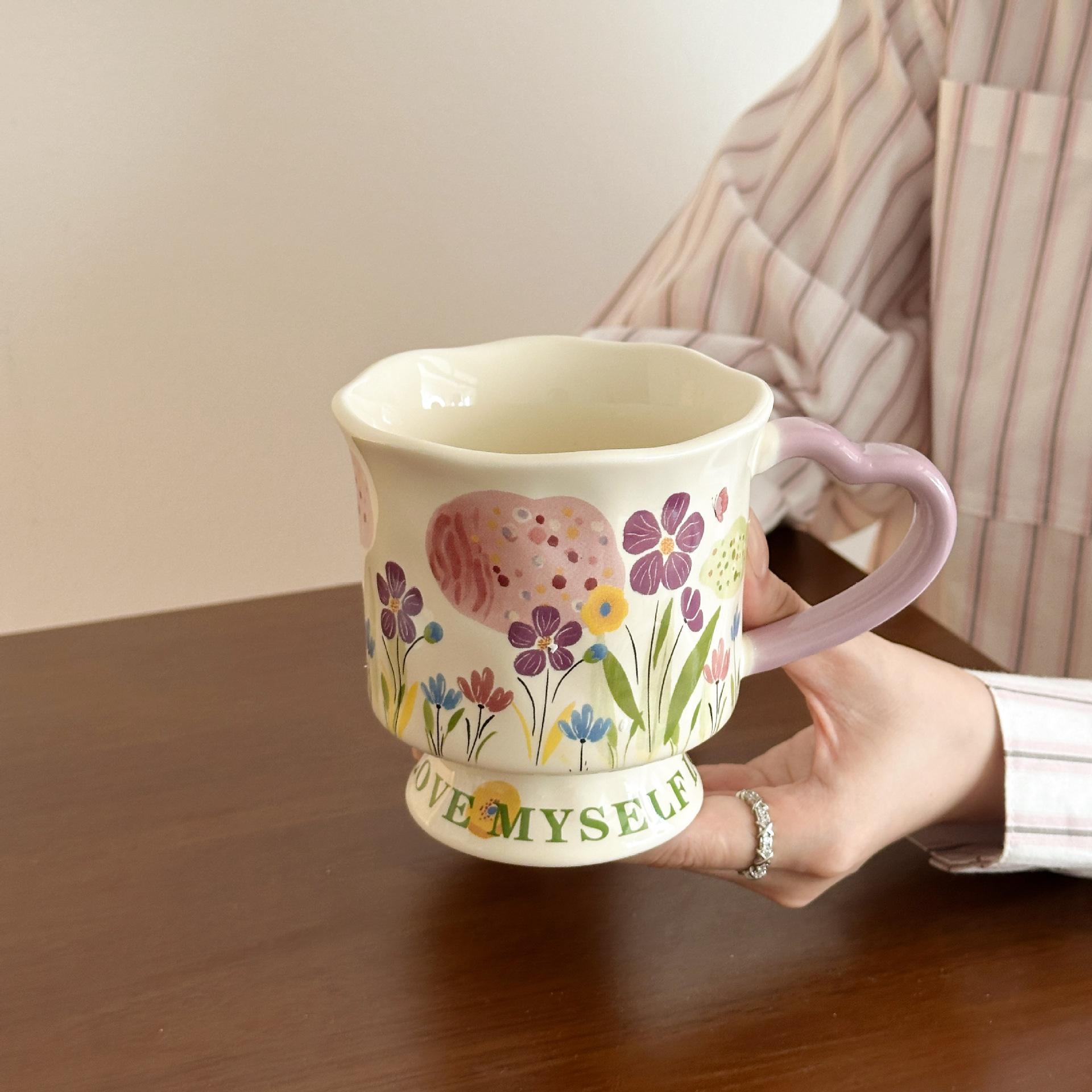 

High-looking Design Mug Ceramic Water Cup Ceramic Coffee Cups Drinkware Personalized Gift Funny Mugs Cup for Tea Christmas Beer 301-400ml