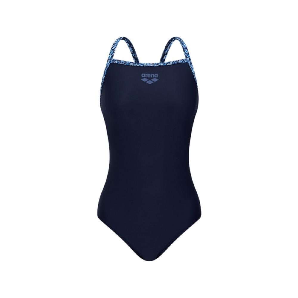 Arena Women Solid Dress Single Cross Strap Back Nvy A6bl1lo04 navy/S(85)