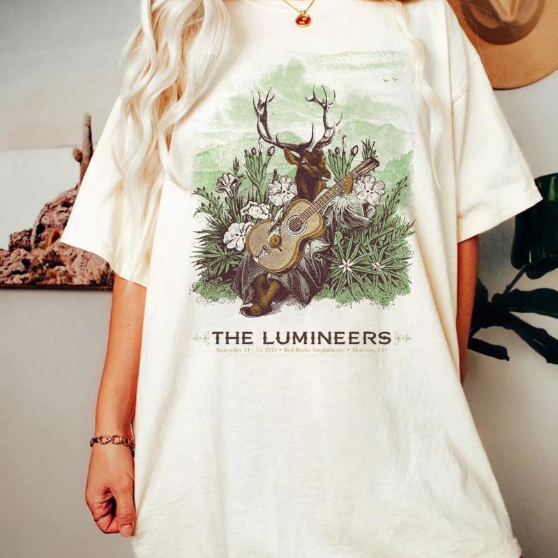 The Lumineers Band Tour 2023 T Shirt Full Size S 5xl Et1121
