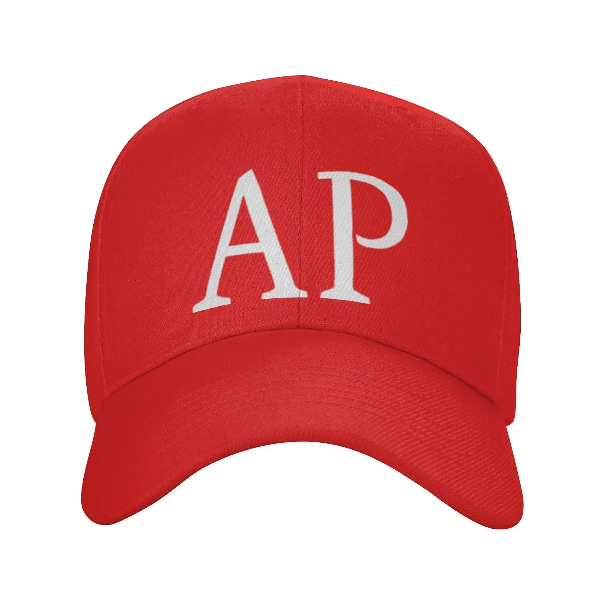 AP Letter Logo Cap Men Women Casual Headwear Golf Cap Adjustable Adjustable