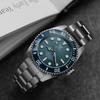 HYAKUICHI 101 Model.16N 38mm Automatic Divers Watch Ceramic Bezel No-Date Mechanical Watch Deep Aqua Hacking Function