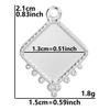 100% Stainless Steel Heart Cross Star Moon Charms For Jewelry Making Diy Stone Crystal Enamel Connector Metal Pendant Accessorie