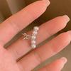 Koreanische minimalistische Perlen-Ohrklemmen für Damen - Elegant, schlicht, kein Piercing erforderlich, sommerfertiger Schmuck