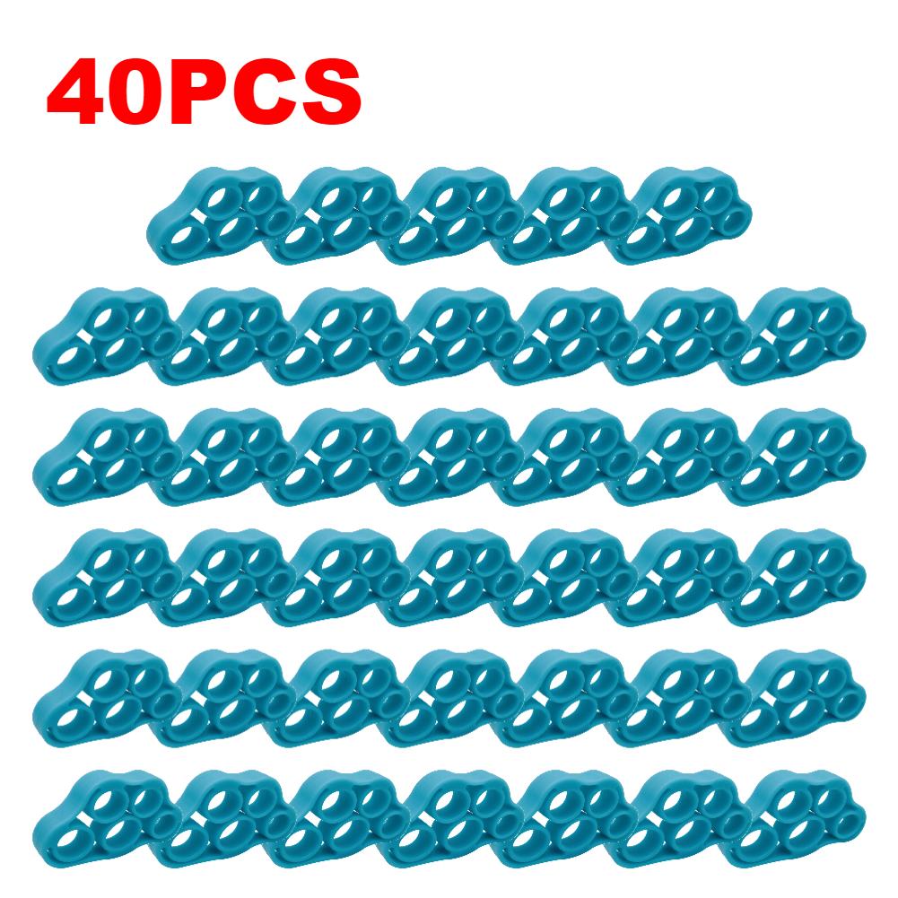 10-40PCS Silicone Finger Gripper 5 Fingers Strengthener Trainer Elastic Wrist Stretcher Finger Expander For Fitness Training New