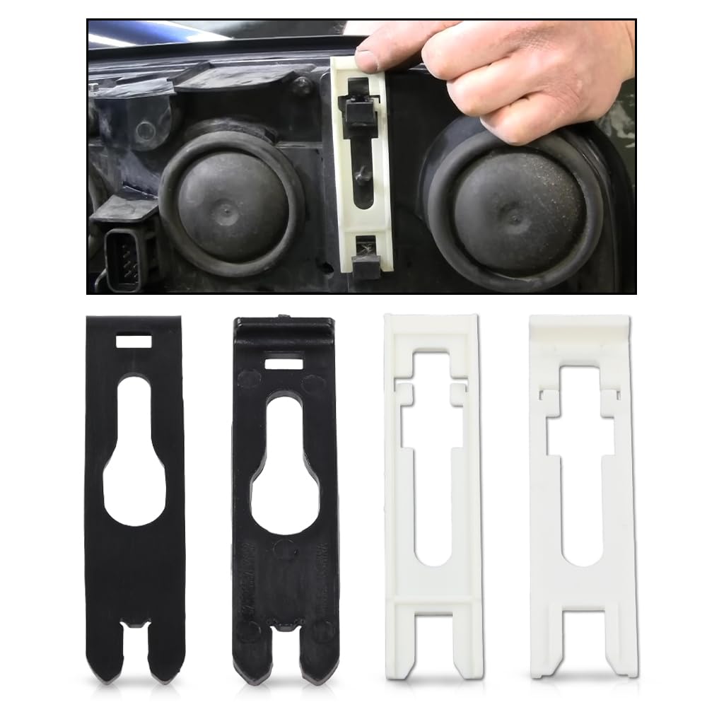 Headlight Headlamp Retaining Clips Kit 4pcs Compatible with Buick Century 1997-2005/Fit Chevy Blazer 1998-2005/Fit Chevy Impala Monte Carlo 2000-2005