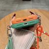Luxury Crossbody Necklace Lanyard Card Pack Soft Case For iPhone 17 16 15 14 Plus 13 12 Pro Max Mini 17promax 17pro Wallet Cover