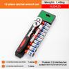 Industrial Grade Socket Key Set, Convenient Car Repair Tool, Manual Tool, Set Key,Cathrac KeySet 1/4 3/8 1/2 Car Repair Key Tool