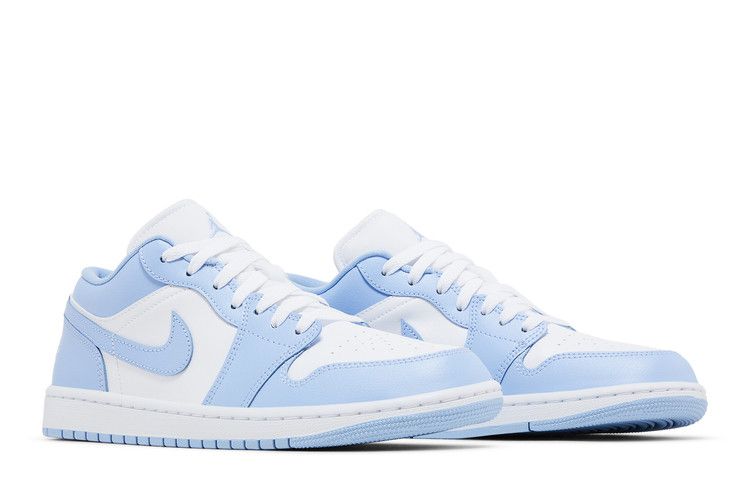 Jordan 1 Niedrig Weiß Aluminium (Damen)