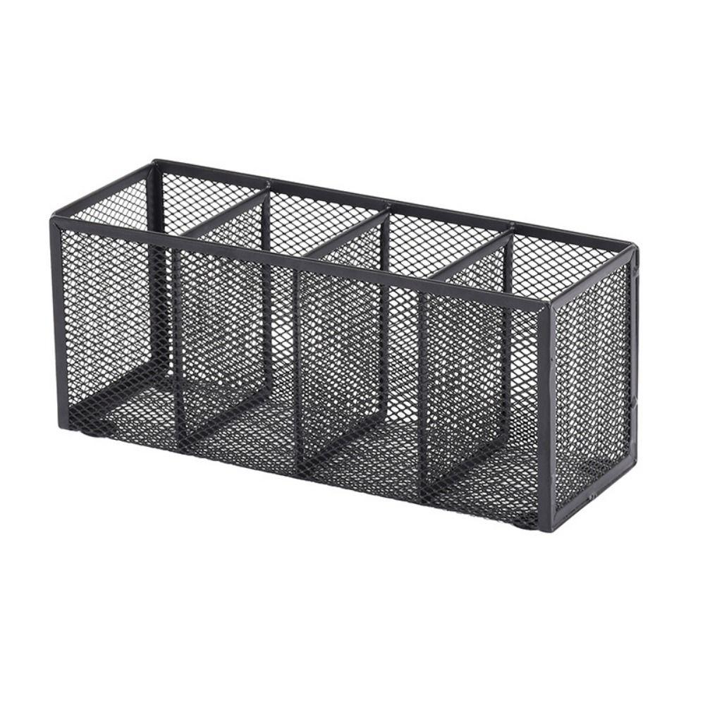 Modern Desk Display Holder Metal Pen Storage Box Multifunctional Pencil Holder School Supplies