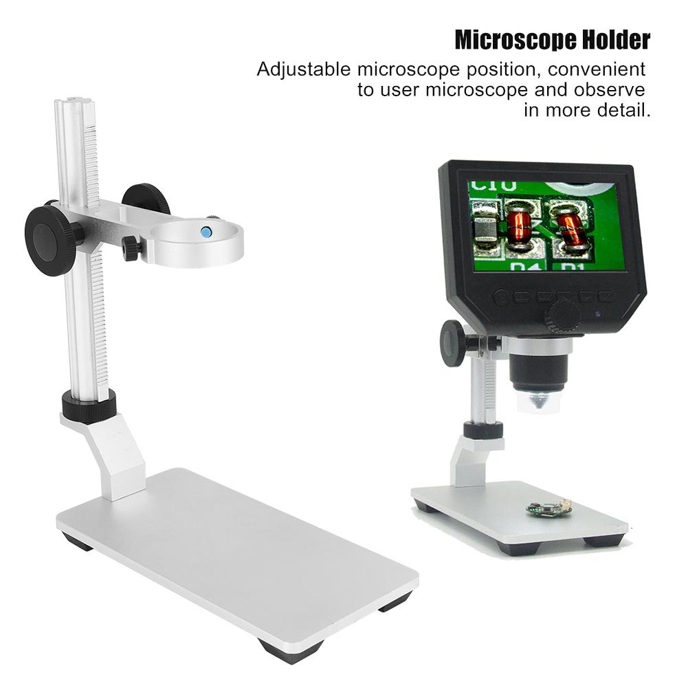 Universal Digital Microscope Holder Aluminum Alloy Stand Adjustable Lifting Support