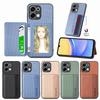 For OPPO A6 Pro Magnet Wallet Card Holder Leather Case For OPPO A6 Pro Carbon Fiber Flip Leather Magnetic Stand Cover