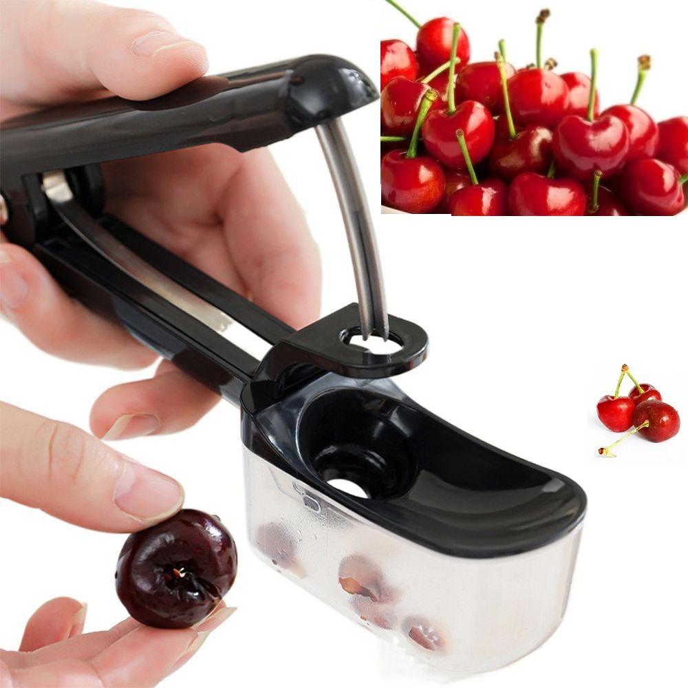 Automatic Rebound Cherry Core Seed Remover Plastic Kernel Seed Remover Olives Corer  Fruits Gadgets