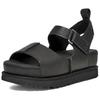 UGG Goldenstar Sandali Donna Pelle di Mucca Nera con Una Fascia 1167364BLK |