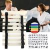 Karate Belt Display Holder Karate Belt Organizer With Hanger And Stickers Sports Equipment Storage Organizer Rack For Children