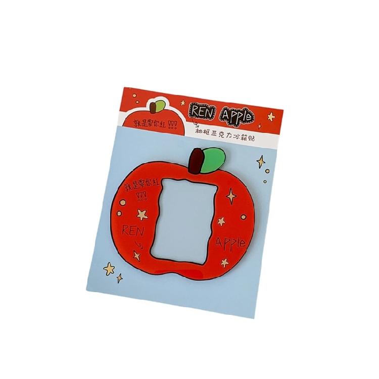 Colorful Fruit Shape Refrigerator Magnets Frame Holds Photos Card Note Memos With Reliable Magnetic Adhesion Holder