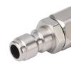 4PCS 55mm Sewer Jet Nozzle 5000 PSI Stainless Steel Pressure Washer Nozzle with 1/4 Inch Quick Connector Silver