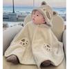 Baby Outdoor Cloak Cloak Autumn and Winter Super Cute Raccoon Baby Winter Wear Windproof Shawl Coat