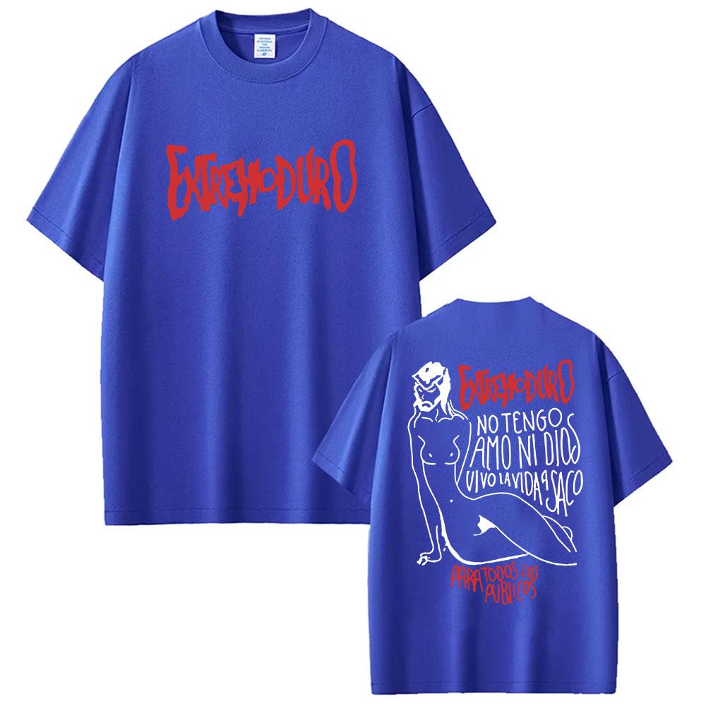 Rock Band Extremoduro Tour 2026 T Shirt Unisex's Clothing Hip Hop Punk Short Sleeve T-shirts Y2k Unisex High Quality Cotton T-shirt