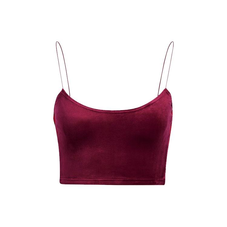 (WMNS) adidas x Ivy Park Velour Bra Asia Sizing Burgundy b Women s HH7136 M