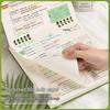 2024 High-Value Retro Top-Bound Grid Loose-Leaf Notebook