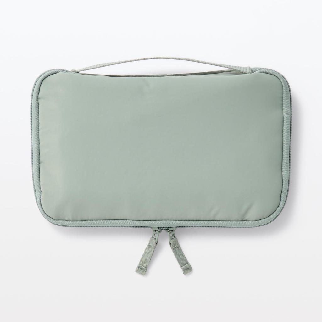 MUJI Collection Case with Selectable A5 Moss 265mm W X 155mm H X 25mm D Pockets, Slim, Green, Approx. (NDG50A4S)