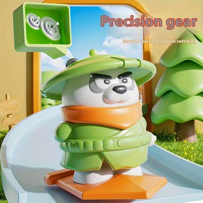 Panda Wind Up Chain Reaction Toy STEM Learning Educational Toy for Youngsters Ages 3+,Multicolor Safe Material, Imaginative Play, Playful Design