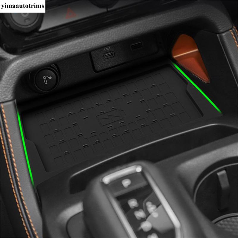 Für Ford Ranger 2024 2025 Kabelloses Ladegerät Handy-LadePad Silikagel Innenraum-Modifikation Schutz Zubehör
