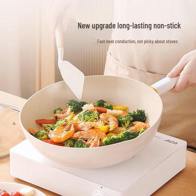 Deshlon 30cm Wok Nieprzywierający z Kamienia Maifan