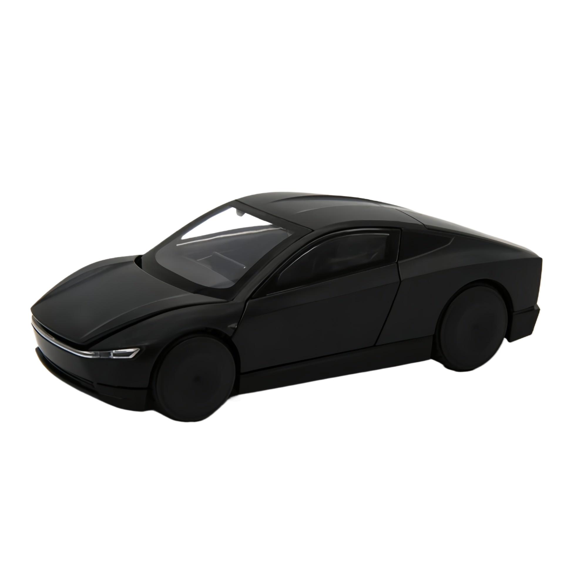 1/32 Tesla Cybercab Robotaxi Driverless Taxi Alloy Metal Diecast Model Car Auto Sales Store Front Desk Decoration Ornaments Gifts Boy чёрный