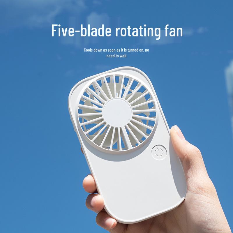 Portable Multifunctional Palm Fan: Strong Wind, Desktop & Pocket Size