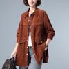 2024 Plus Size Fashion Blouse for Middle-Aged & Elderly Women - Spring/Autumn Rich Lady Shirt Jacket