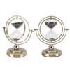 Metal Hour Glass Simple Modern Accurate Timing Delicate Sand Timer Home Decoration Bronze Color