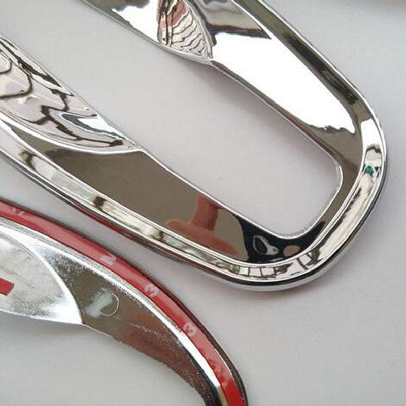 Abs Chrome Door Handle Bowl Cover Trim  for Nissan Navara Np300 2015 2016  Auto Car Styling Stickers Accessories 4pcs