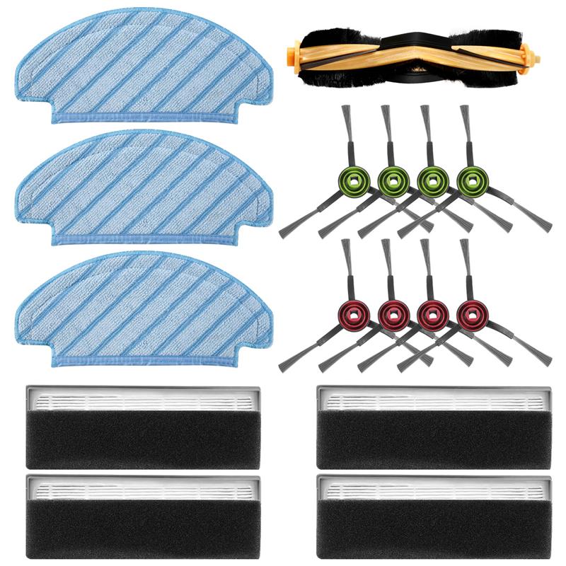 Good-Cleaning Cloth Brush Filter Accessories Replacement Parts Set For Ecovacs DEEBOT N8 Pro N8 Pro+ Vacuum Cleaner Robot