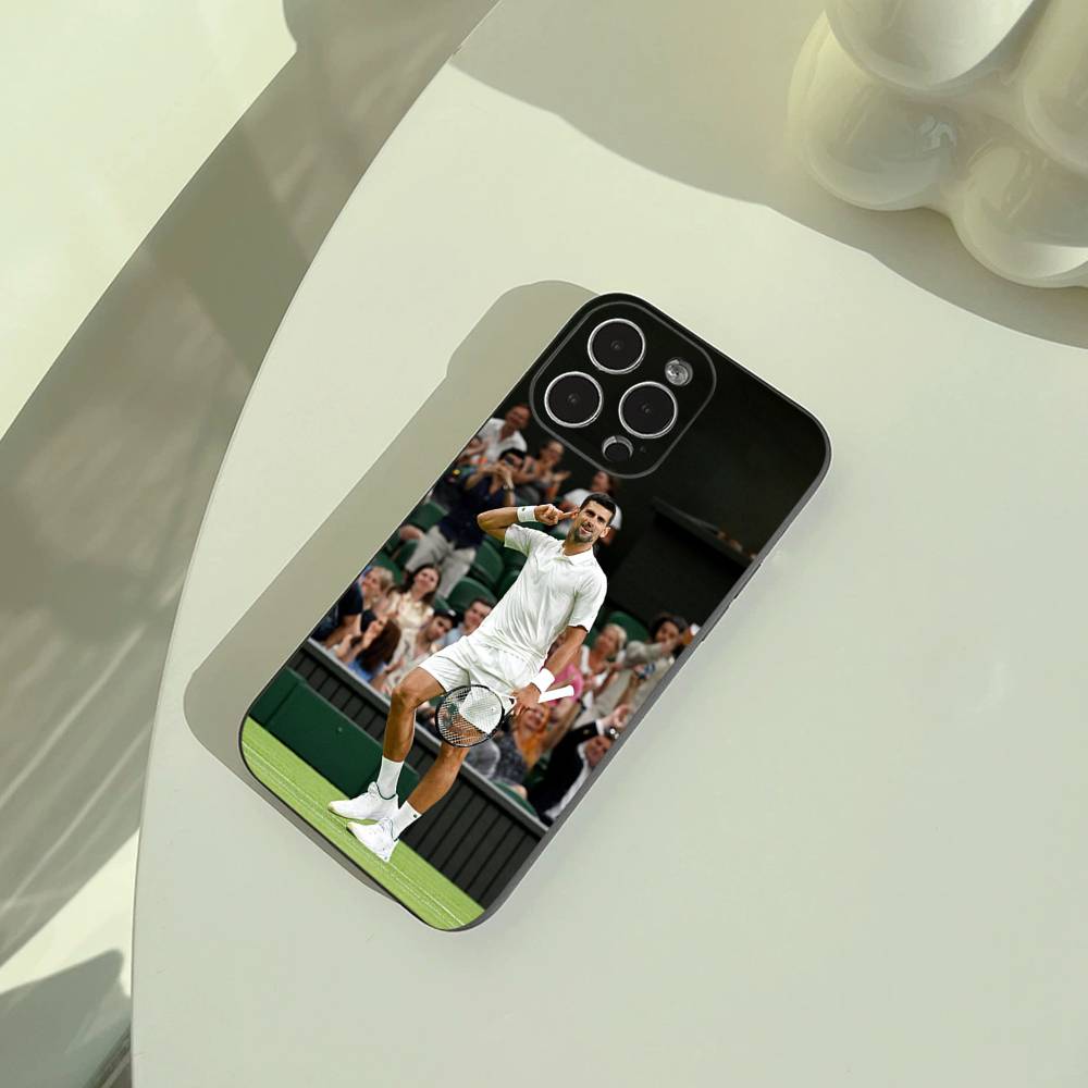 Novak Djokovic-Tennis Phone Case For iPhone 17,16,15,14,13,12,11 Pro Max,16/15/14Plus,XS Soft Black Cover