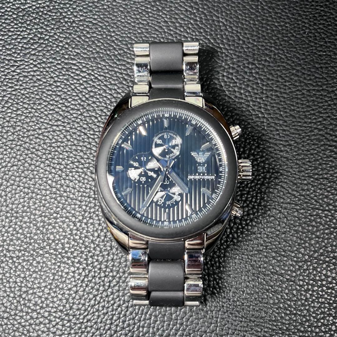 Used EMPORIO ARMANI AR5952 watch battery replaced