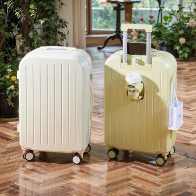 Durable College Student Suitcase with Combination Lock - Compact Trolley Case