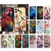 Phone Case Carcasa Funda For iPhone 17 Pro Max 17 Air 16 15 14 13 Pro Max 15 16 Pro 15Plus Bird Parrot