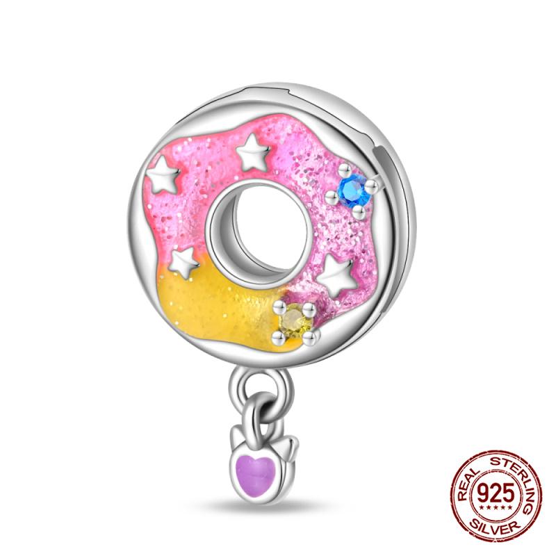 Original 100% 925 Silver Lucky Clover Patron Saint Flat Bead Fit Original Flat Bracelet DIY Jewelry Making Women's Gift
