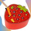 Wooden Arcade Puzzle Game Catch the Bug with the Strawberry Magnet