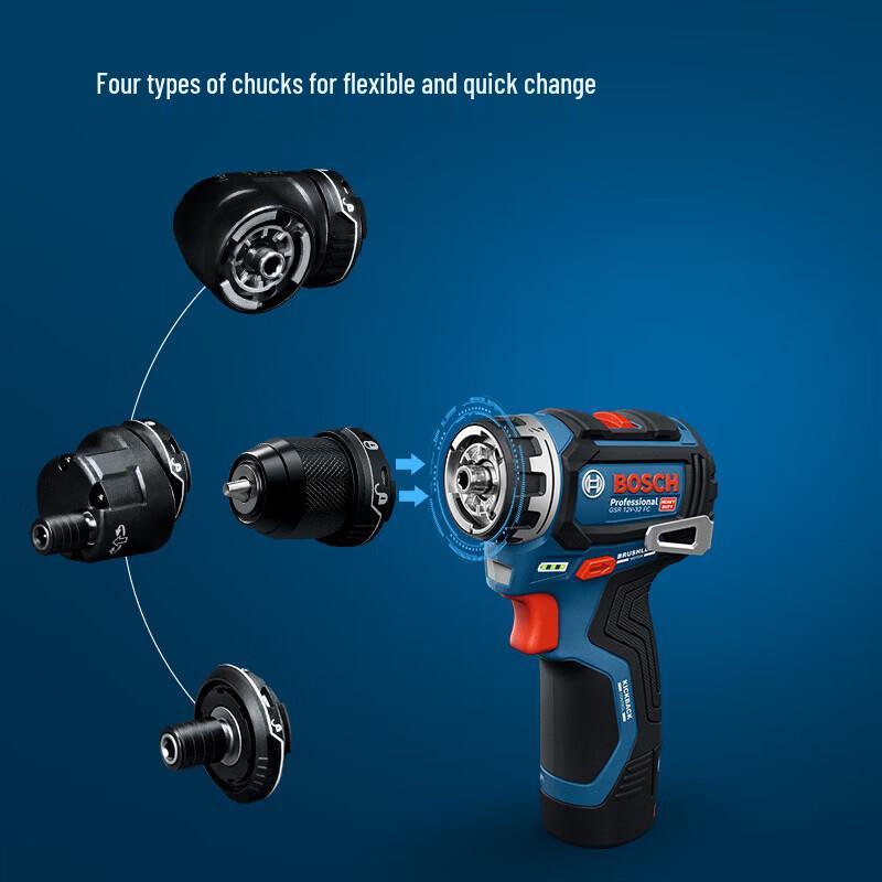 Bosch GSR12V-32FC Cordless Brushless Drill/Screwdriver CN plug (adapter included)