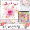 Baikodo Thank You Wasanbo Wasanbon Sugar Dried Japanese Sweets, Gratitude Gift for Mother's Day, Father's Day, or Any Other Occasion (2 Pieces)