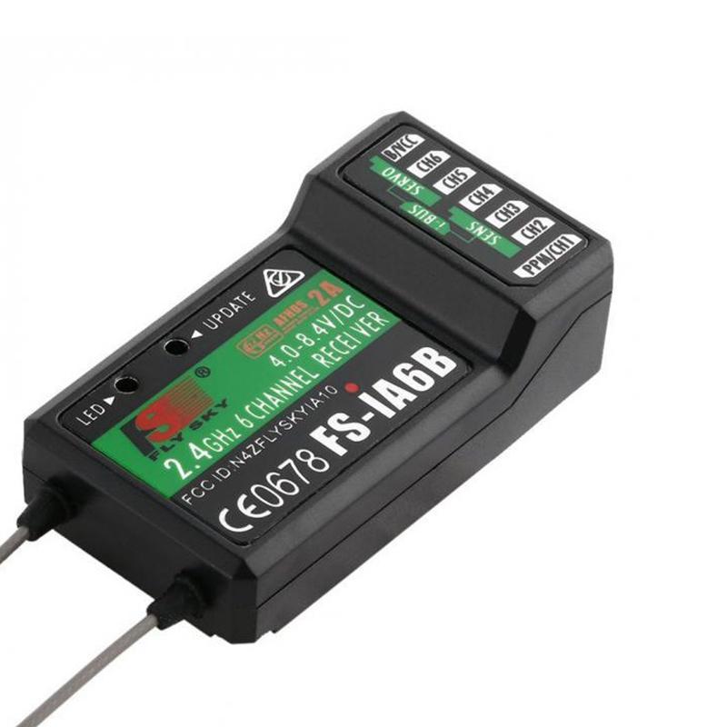 Flysky Fs-Ia6B Receiver Ppm Output With Ibus Interface Model Aircraft Remote Control Receiver For I6 I6S I6X Transmitter