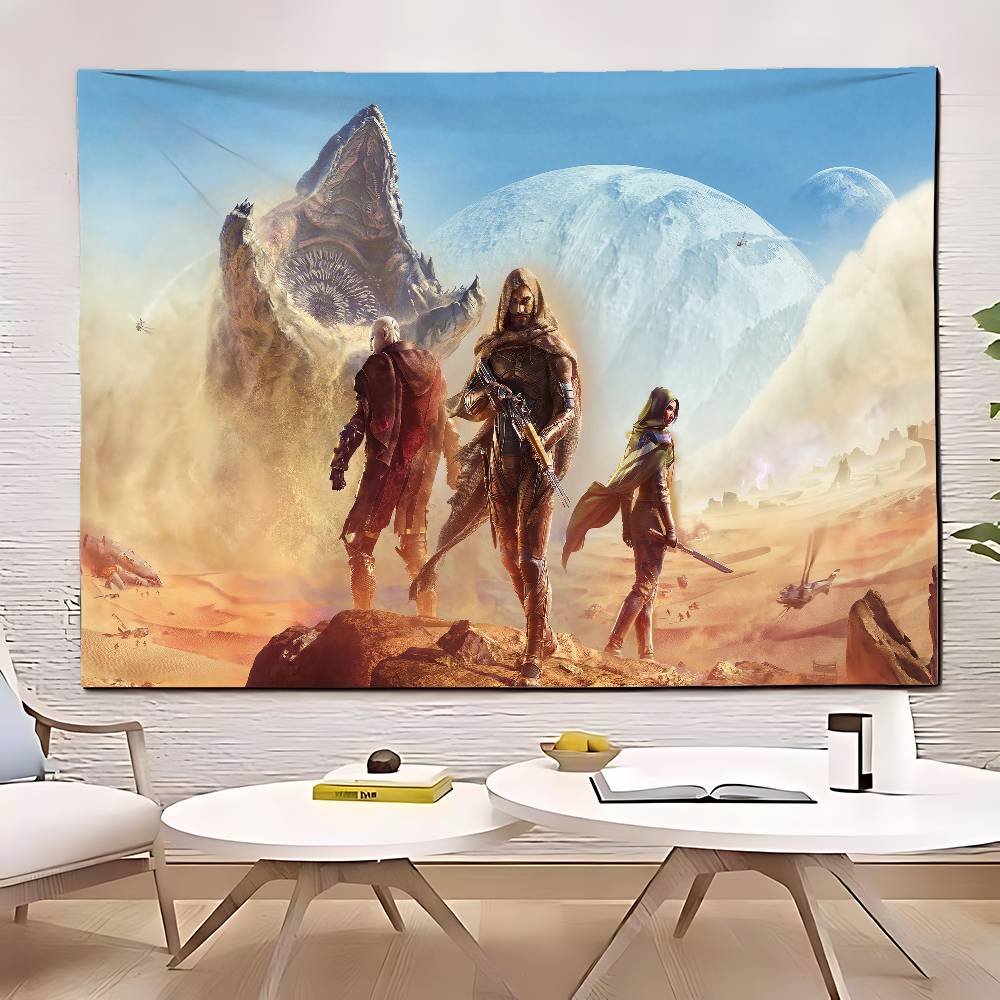 Retro Dune Classic Movie Tapestry Customizable Tapestries Of Various Styleswall Hangings Celebrity Photo Printingwall Hangings