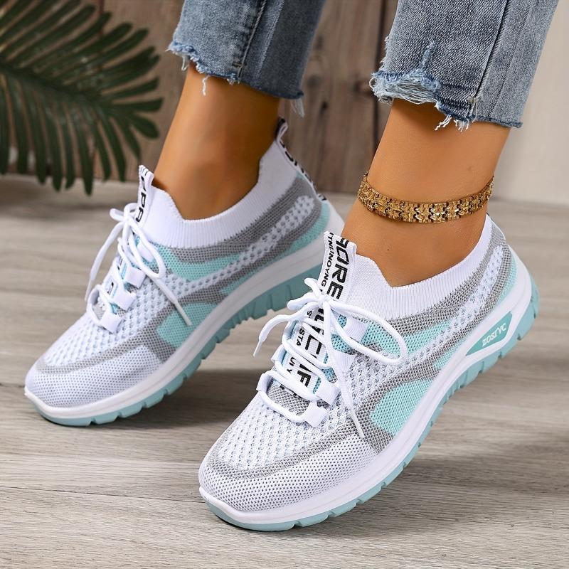 Shoes Women's Shoes Hundred New Sneakers Mesh Breathable Casual Single Shoes