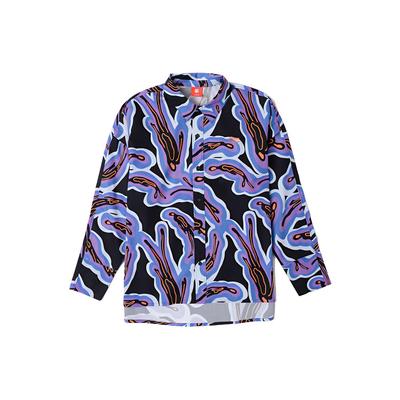 Li Ning Sports Fashion Series All Over Print Casual Polo Shirt Women Shirts Colorful ASHR068-1