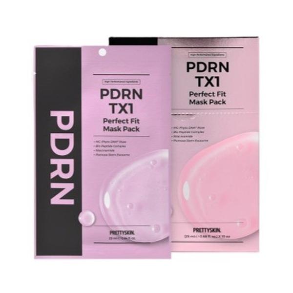 

[PRETTYSKIN] PDRN TX1 Perfect Fit Mask Pack 25ml*10EA
