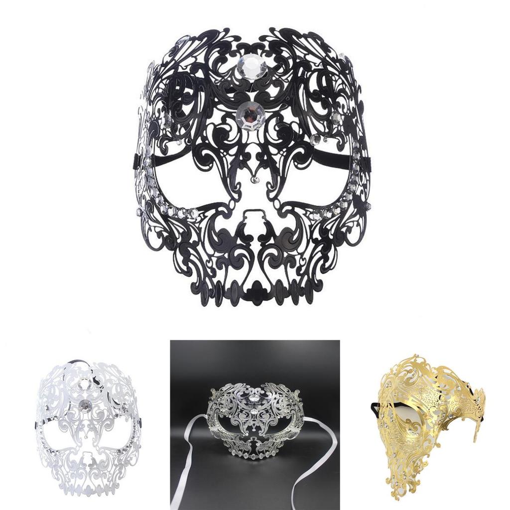 Stylish And Versatile Skull Shield Masquerade Mask For Any Occasion