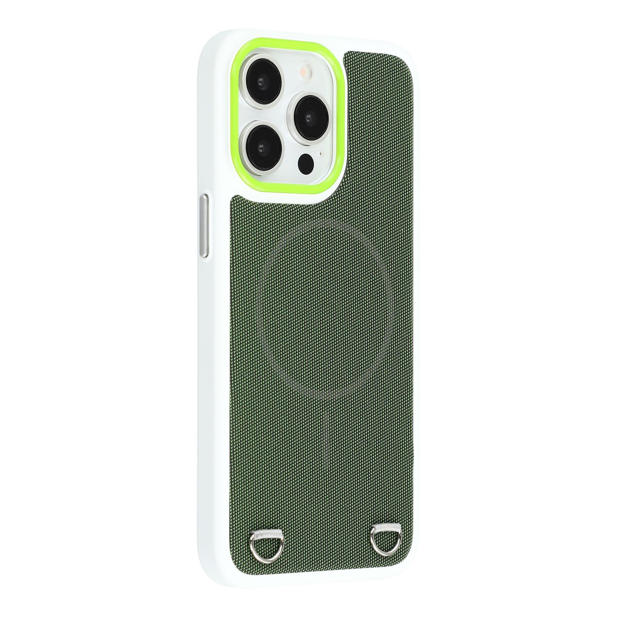 

Чохол для iPhone 15 Pro, сумісний з MagSafe, текстура Skin Touch, синтетична шкіра + полікарбонатна задня кришка телефону з кишенею для карток