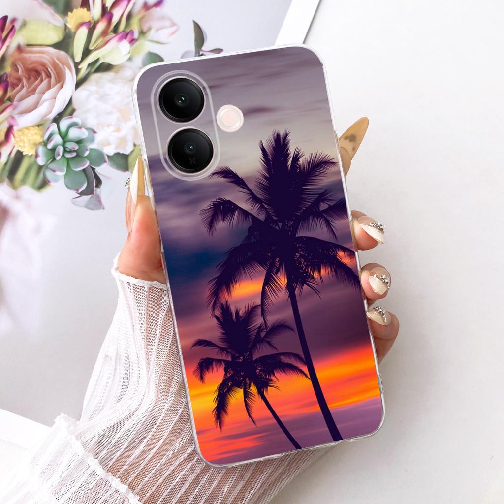 For Vivo V60 Lite 4G Case V2530 New Fashion Painted Cover Soft Slim Phone Case For Vivo V60 V 60 Lite V60Lite 5G Back Cover Bags